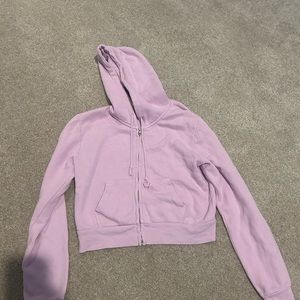 Brandy Melville cropped zip up